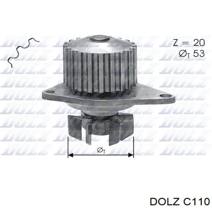 Bomba de agua C110 Dolz