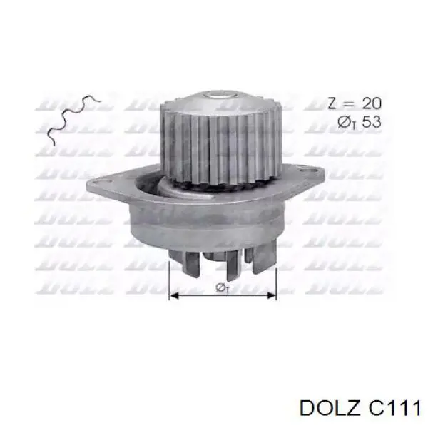 C111 Dolz Насос водяной