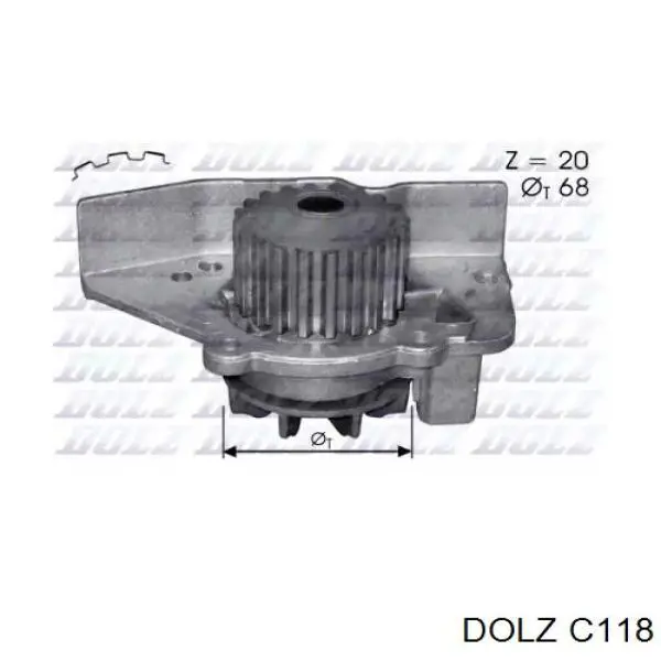 C118 Dolz Насос водяной