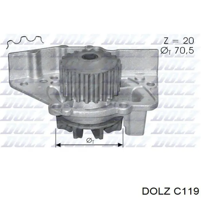Купить C119 Dolz Насос охлаждения