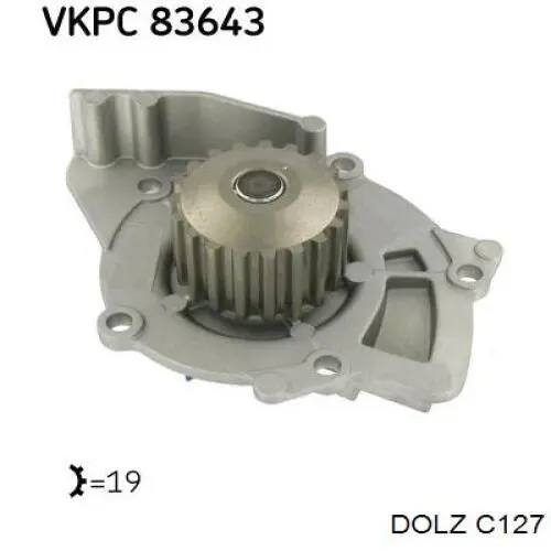 C127 Dolz Насос водяной
