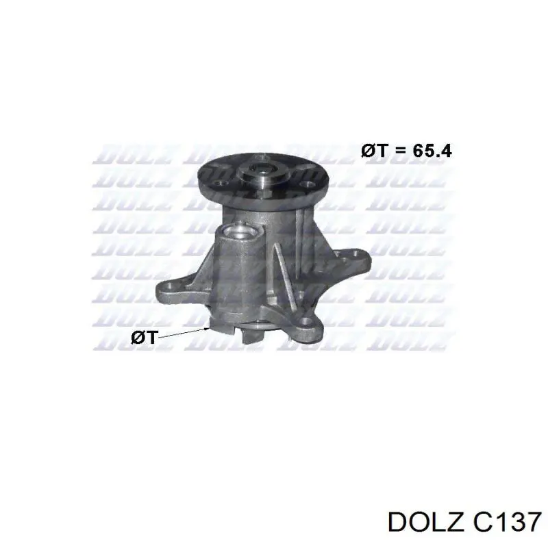 Помпа охлаждения Dolz C137 цена, от 30.27 USD