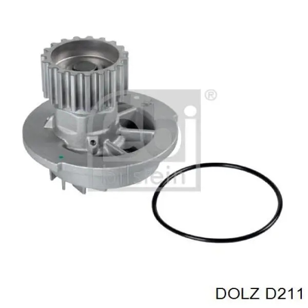 Помпа водяна, (насос) охолодження D211 Dolz