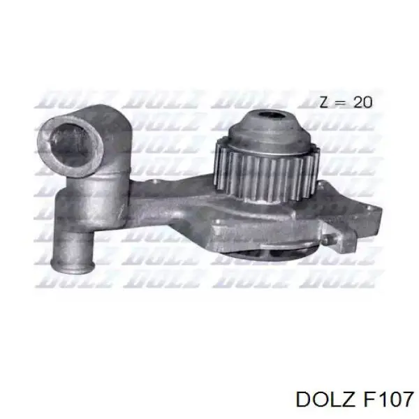 Compre F107 Dolz Bomba de água (bomba) de esfriamento