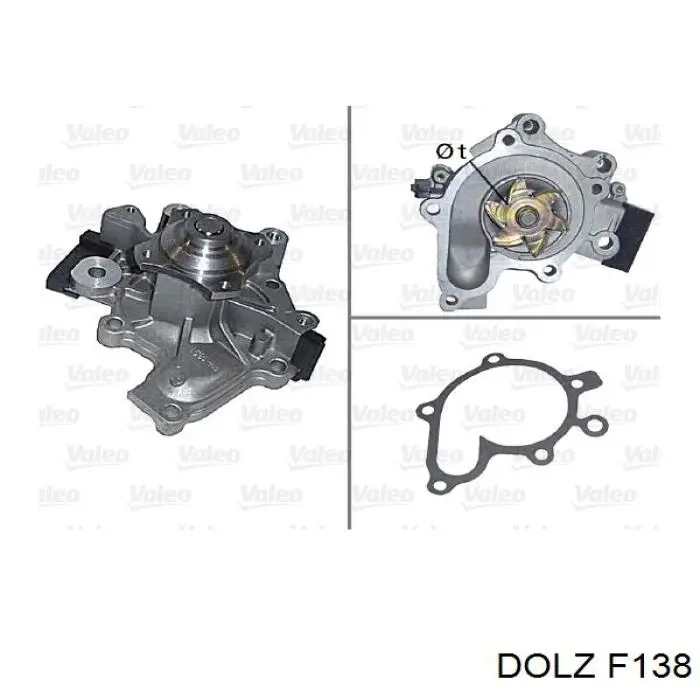Помпа охлаждения Dolz F138 цена, от 35.83 USD
