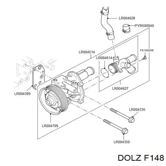 Купить F148 Dolz Насос охлаждения