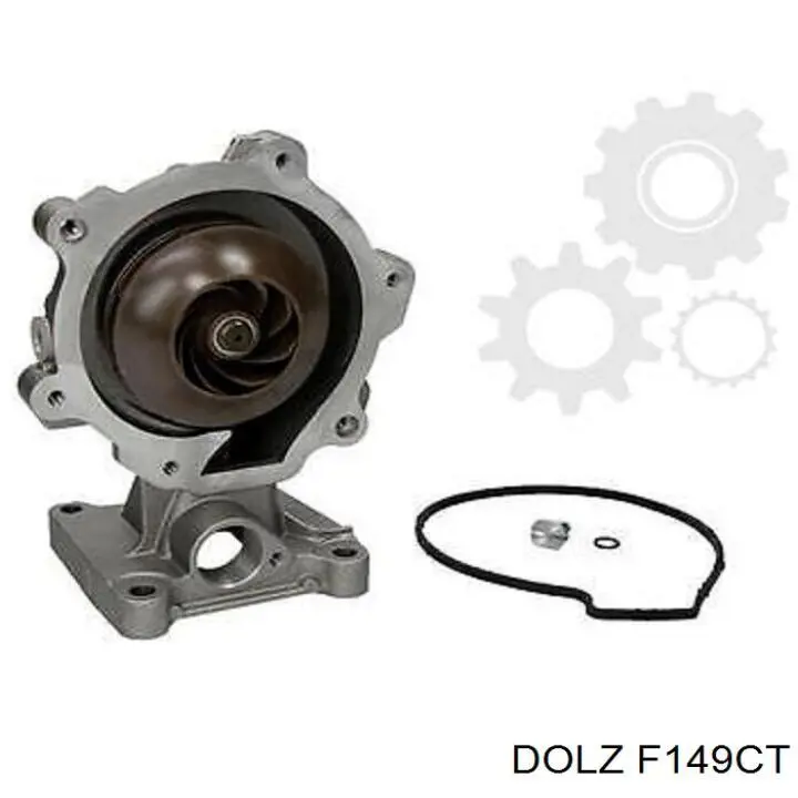 Помпа водяная, (насос) охлаждения, в сборе с корпусом Dolz F149CT цена, от 83.74 USD
