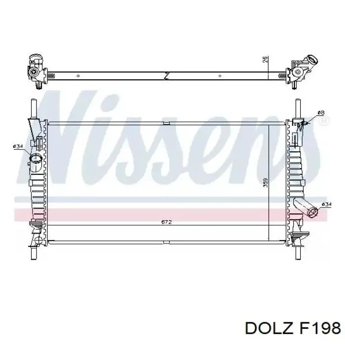 Помпа охлаждения Dolz F198 цена, от 36.53 USD