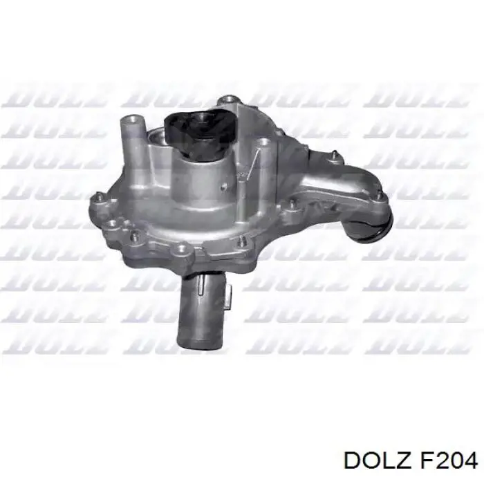 F204 Dolz помпа водяная (насос охлаждения, в сборе с корпусом)