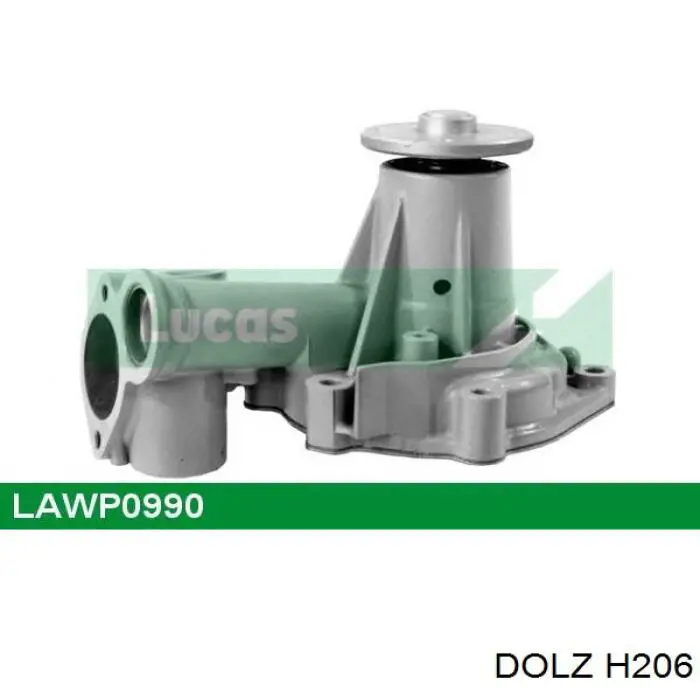 H206 DOLZ Bomba de agua original y equivalente