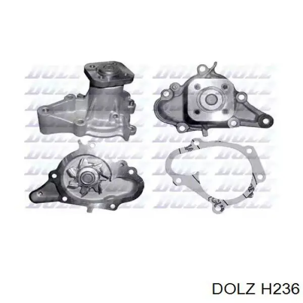 Помпа охлаждения Dolz H236 цена, от 27.46 USD