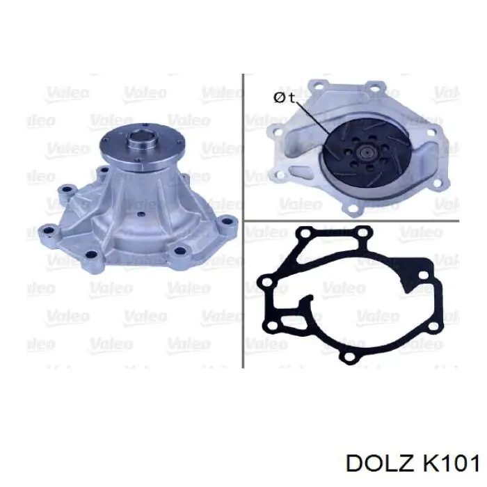K101 Dolz Насос водяной