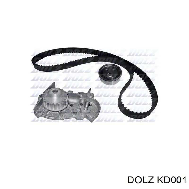 KD001 Dolz correia do mecanismo de distribuição de gás, kit