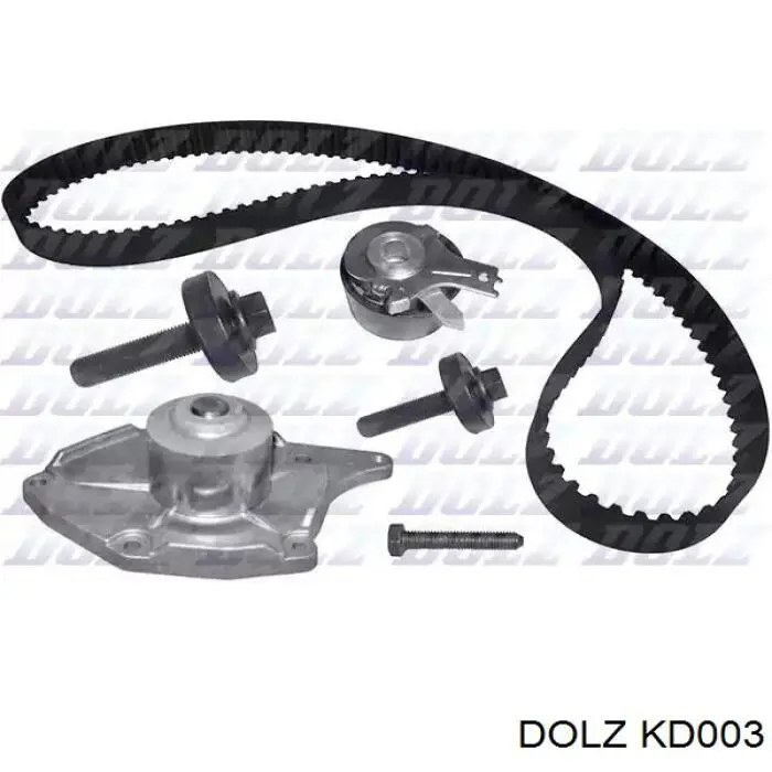 KD003 Dolz correia do mecanismo de distribuição de gás, kit