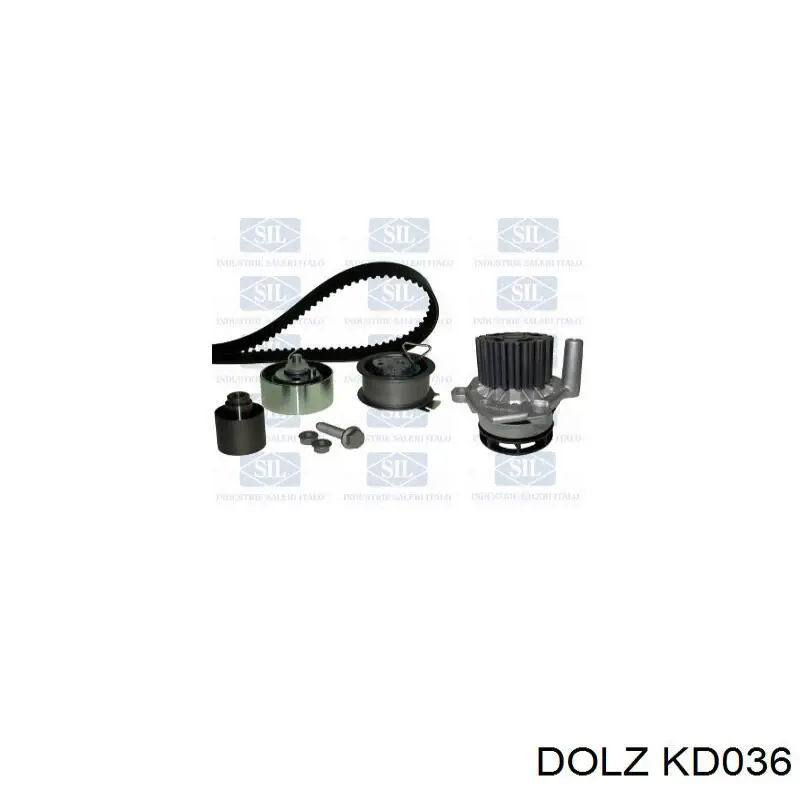 ГРМ ремни, комплект Dolz KD036 цена, от 111.62 USD