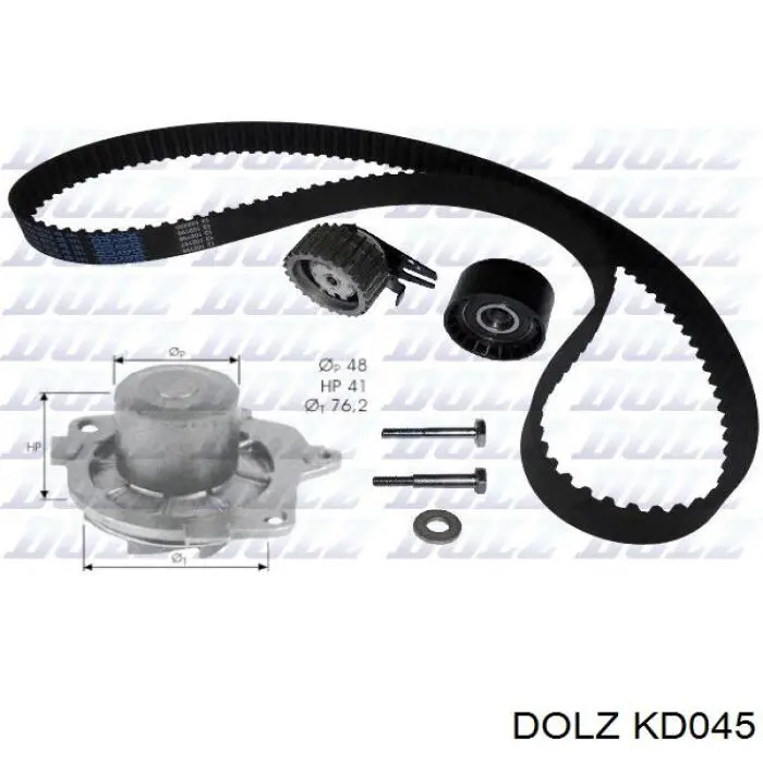 KD045 Dolz Комплект ремня ГРМ