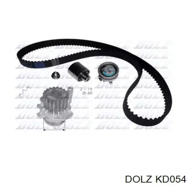 Комплект ГРМ KD054 Dolz