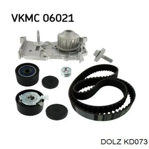 ГРМ ремни, комплект Dolz KD073 цена, от 102.20 USD