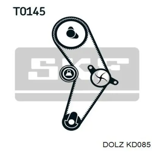 ГРМ ремни, комплект Dolz KD085 цена, от 76.87 USD