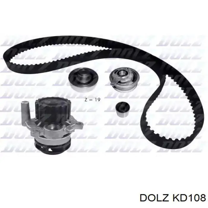 KD108 Dolz correia do mecanismo de distribuição de gás, kit