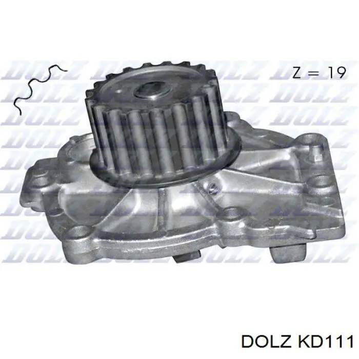 KD111 Dolz Комплект ремня ГРМ