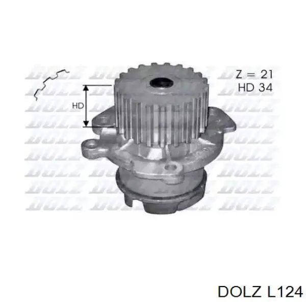 L124 Dolz Насос водяной