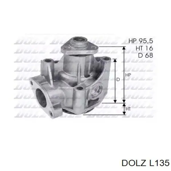 Купить L135 Dolz Насос охлаждения