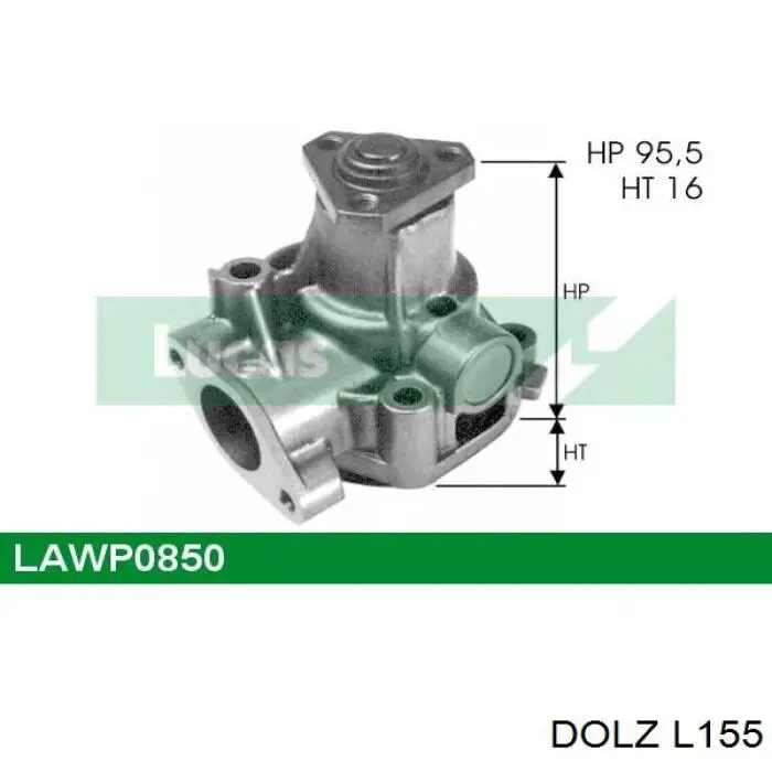 Купить L155 Dolz Насос охлаждения