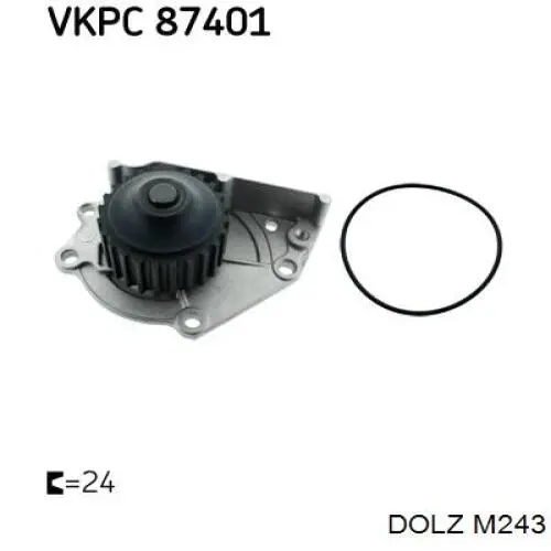 Помпа охлаждения Dolz M243 цена, от 26.73 USD