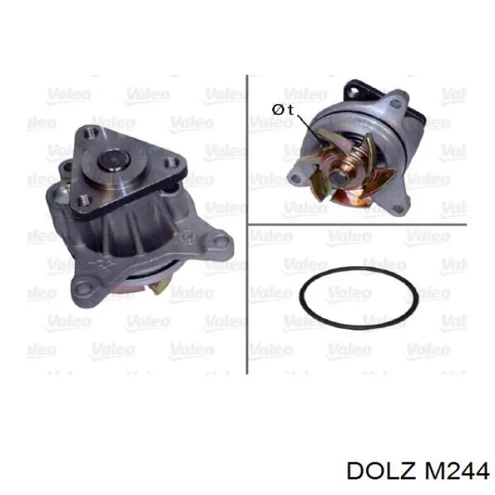 Помпа охлаждения Dolz M244 цена, от 42.69 USD