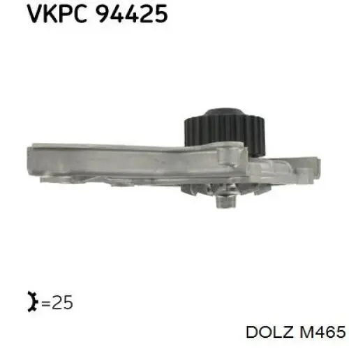 Помпа охлаждения Dolz M465 цена, от 37.35 USD