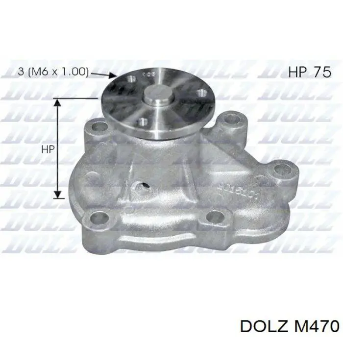 Помпа охлаждения Dolz M470 цена, от 36.30 USD