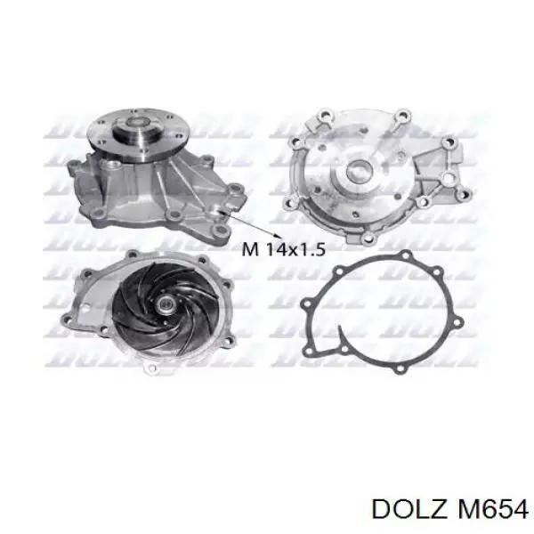 M654 Dolz Насос водяной