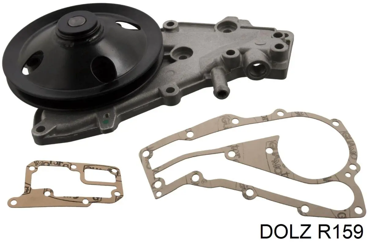 R159 Dolz Водяной насос охлаждения, с корпусом