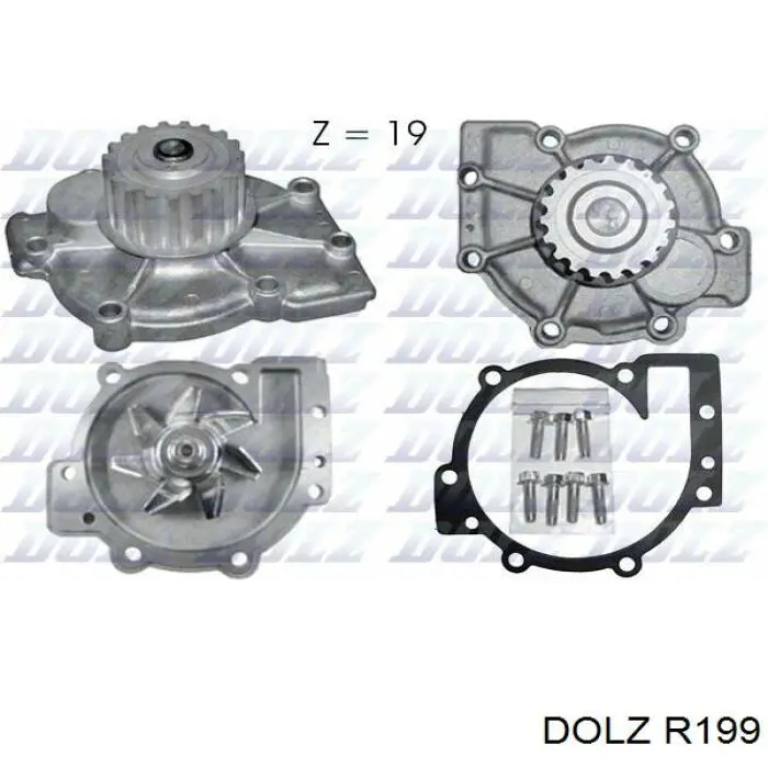 Bomba de agua R199 Dolz