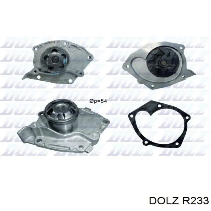 R233 Dolz Насос водяной