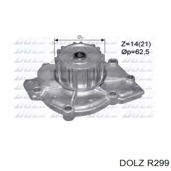 R299 Dolz Насос водяной