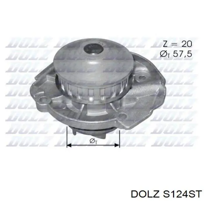 S124ST Dolz Насос водяной