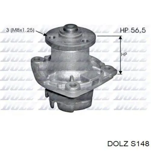 Помпа охлаждения Dolz S148 цена, от 1121.01 UAH
