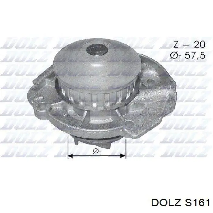S161 Dolz Насос водяной