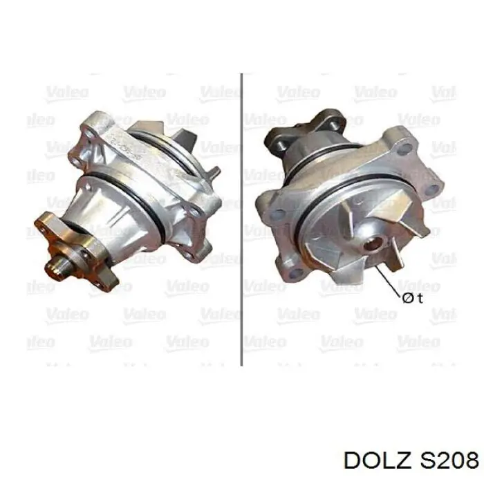 Помпа охлаждения Dolz S208 цена, от 35.21 USD