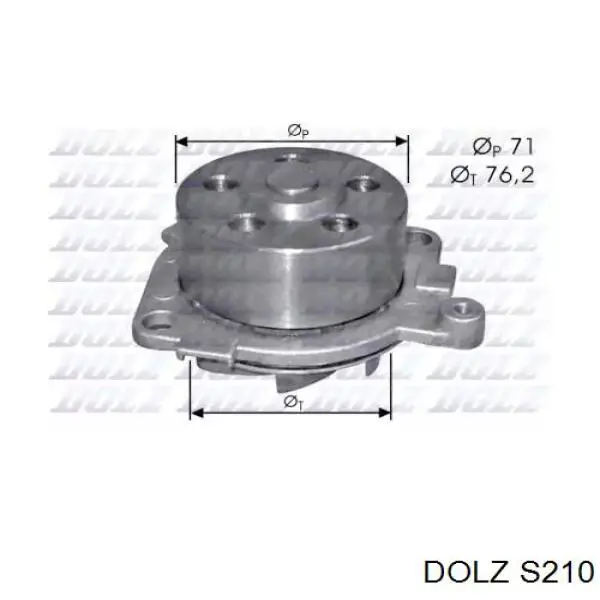 Bomba de agua S210 Dolz