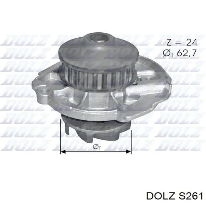 S261 Dolz Насос водяной