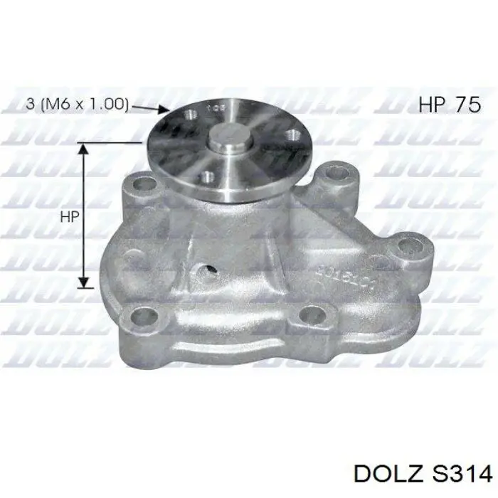Купить S314 Dolz Насос охлаждения