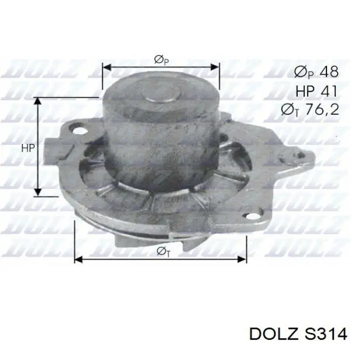 Bomba de agua S314 Dolz