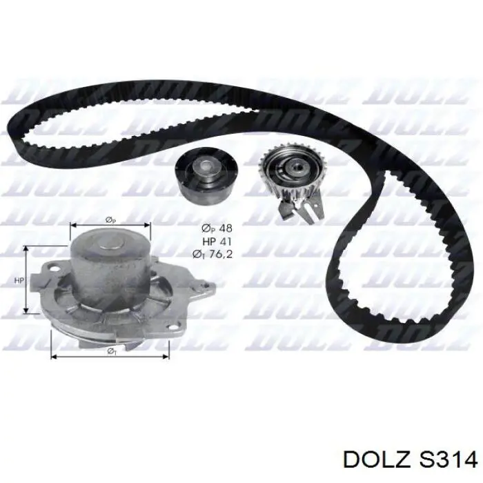S314 Dolz Насос водяной