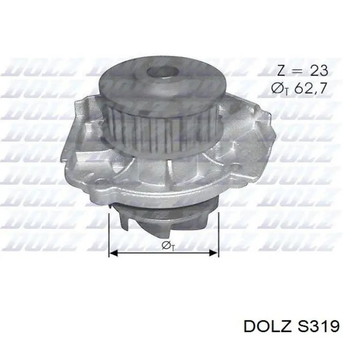 S319 Dolz Насос водяной