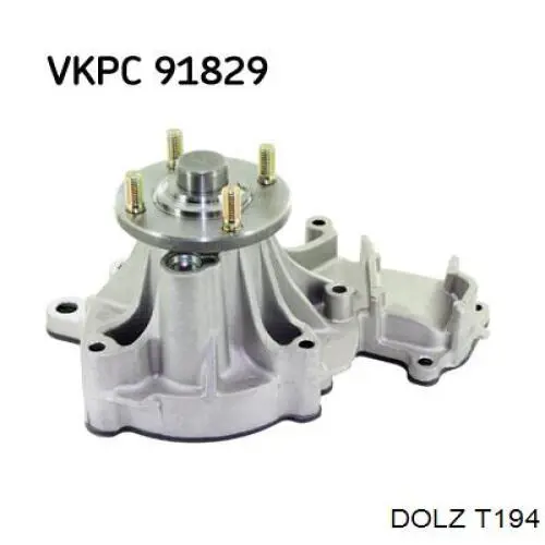 Помпа водяная (насос) охлаждения, в сборе с корпусом T194 Dolz