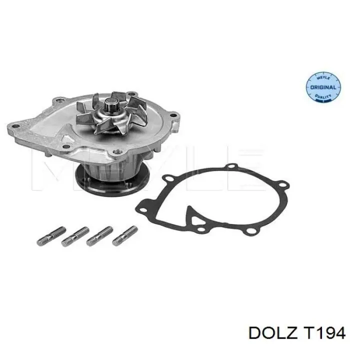 Помпа водяная, (насос) охлаждения, в сборе с корпусом Dolz T194 цена, от 87.85 USD
