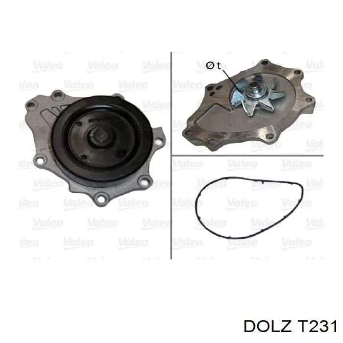 Купить T231 Dolz Насос охлаждения